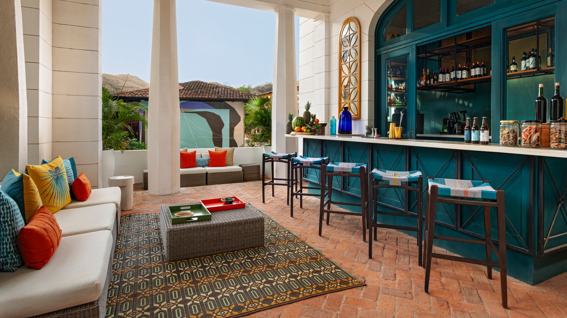 Ponciana Bar Boca Open Air Area