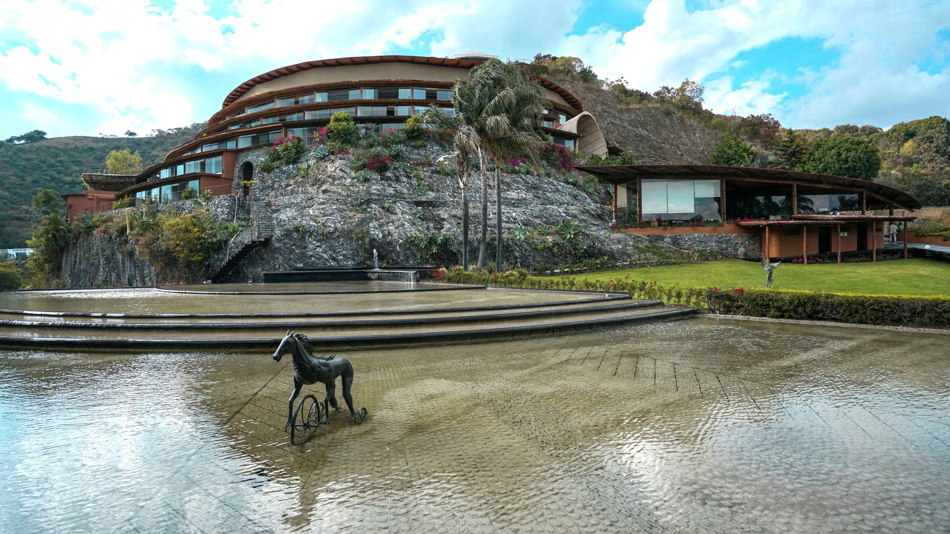 Exterior View Of El Santuario Resort & Spa on Quartz Mountain