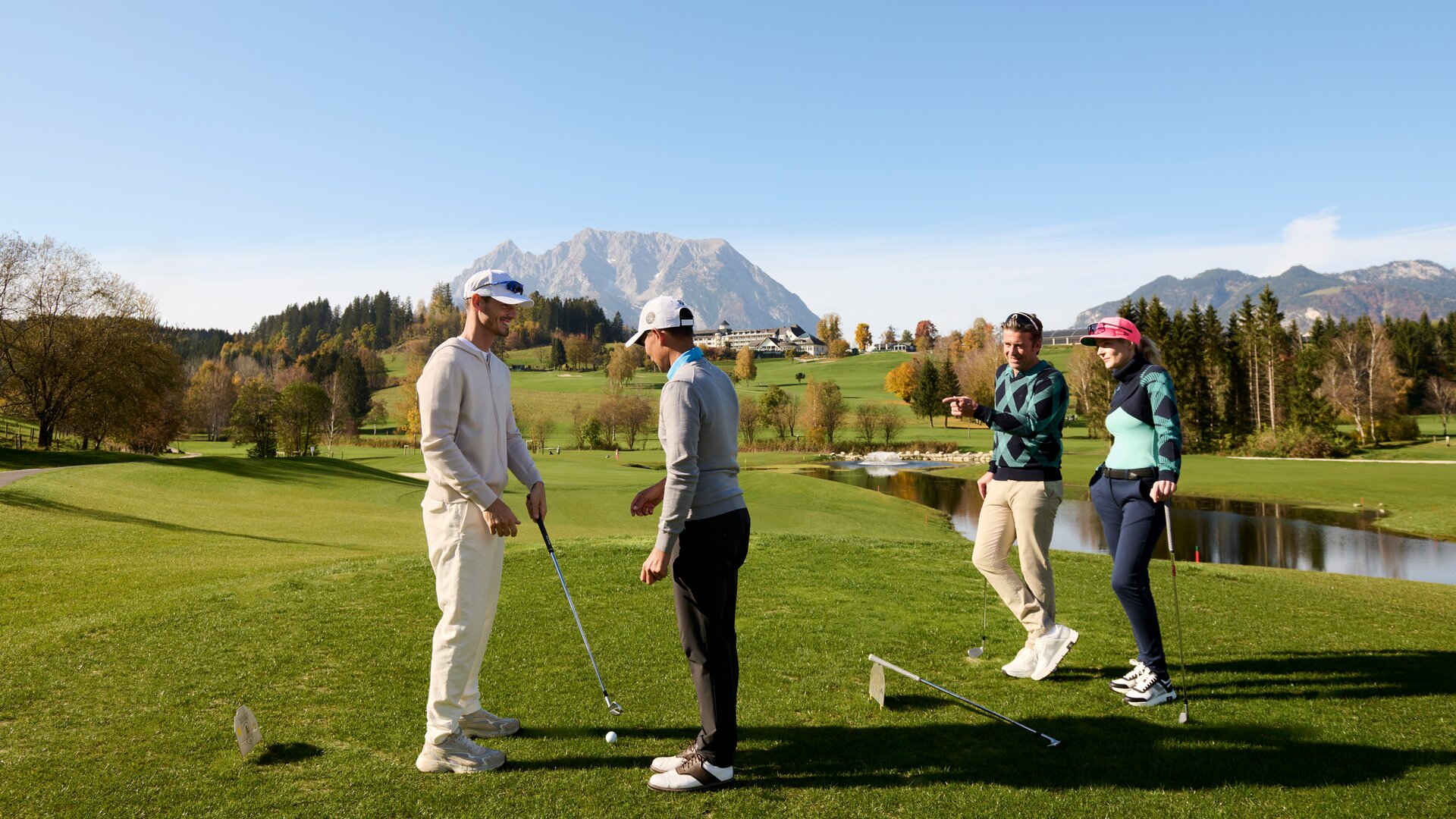Golfing