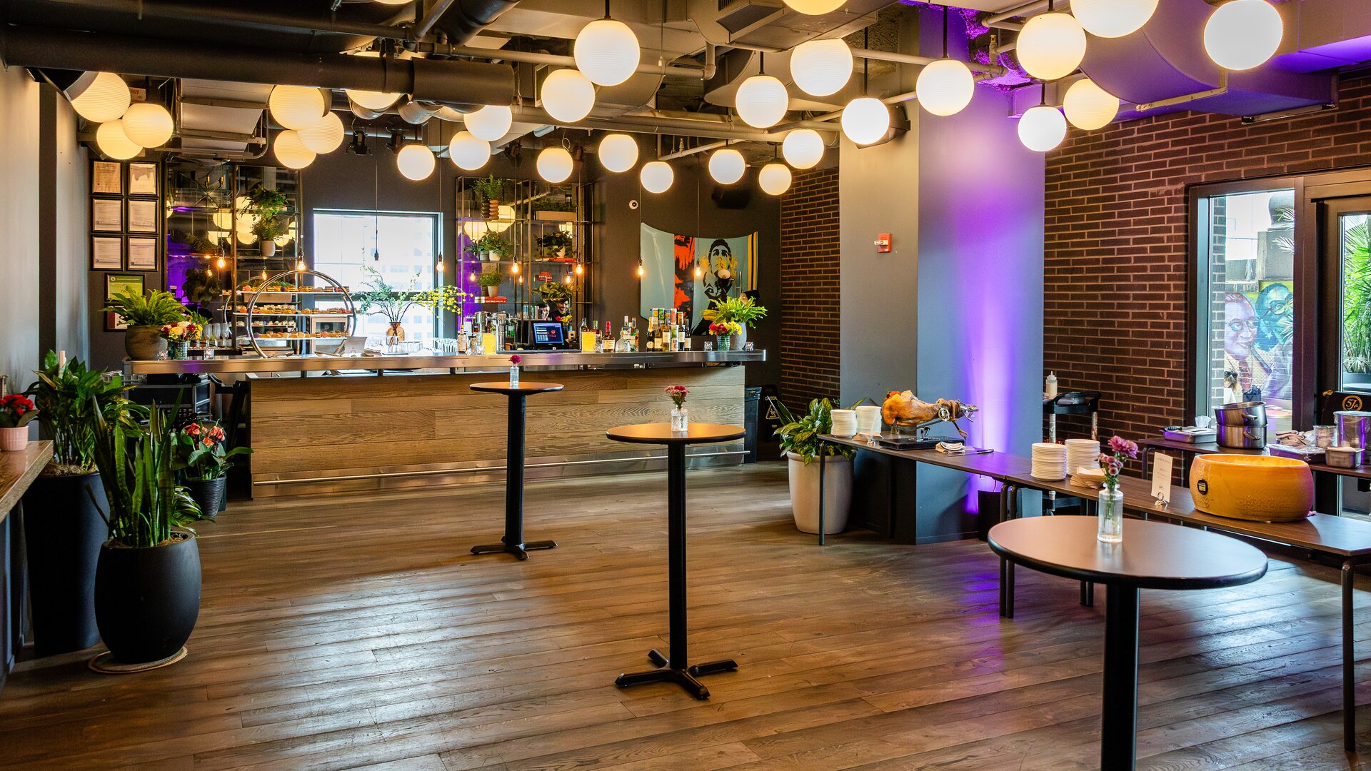 Upstairs Reception Bar Event Space