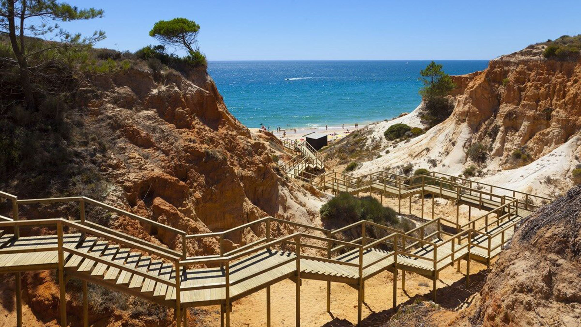 Stairs and Boardwalk to Beach