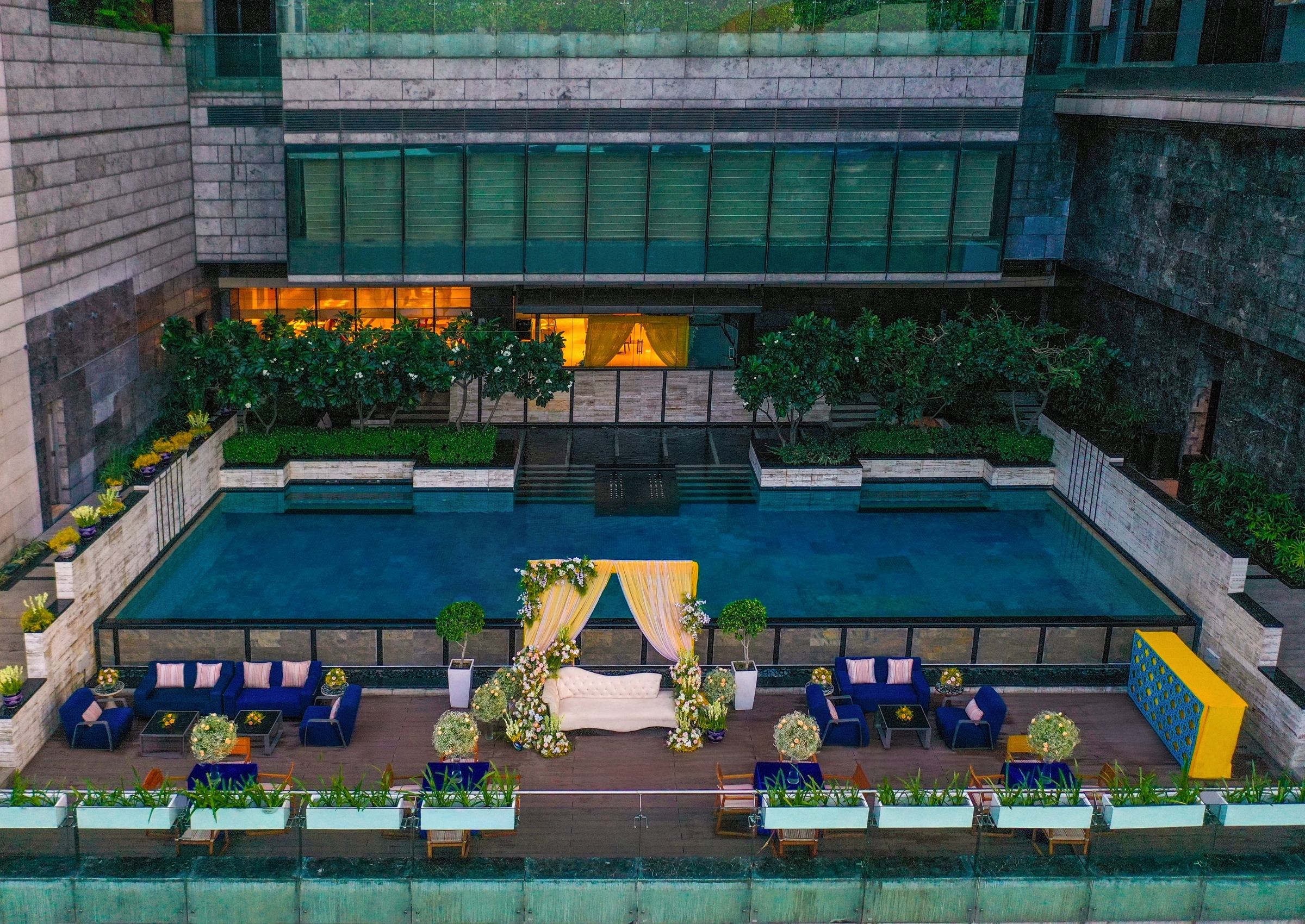 Overview of Pool and Terrace