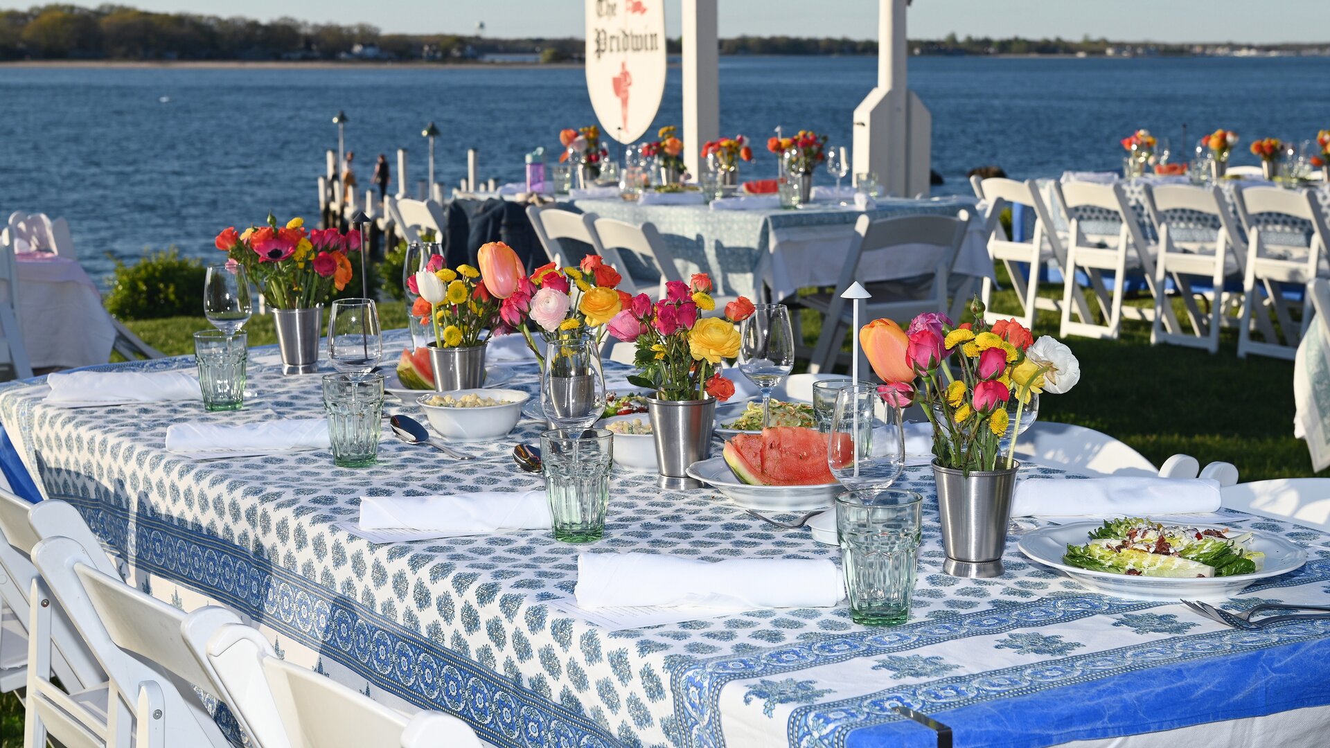 Wednesday Night BBQs Dinner Table