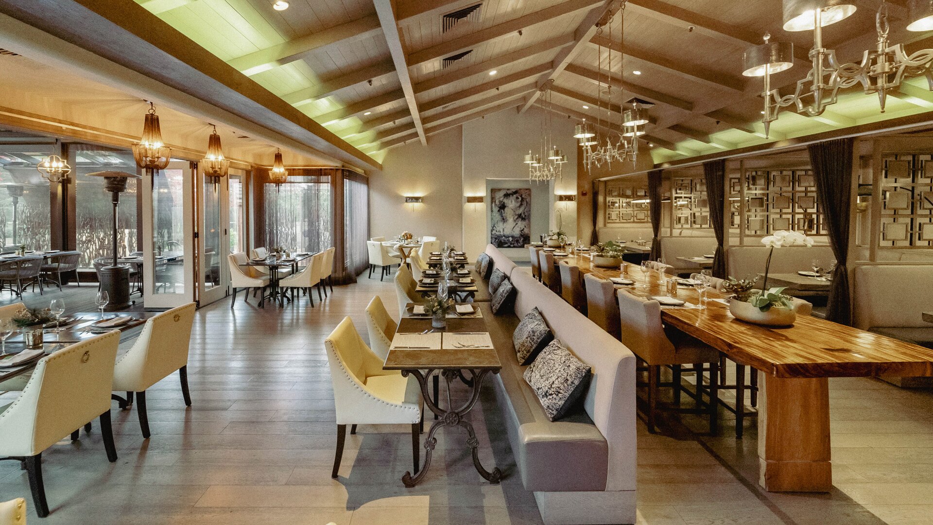 Lucia Restaurant Overview of Dining Space