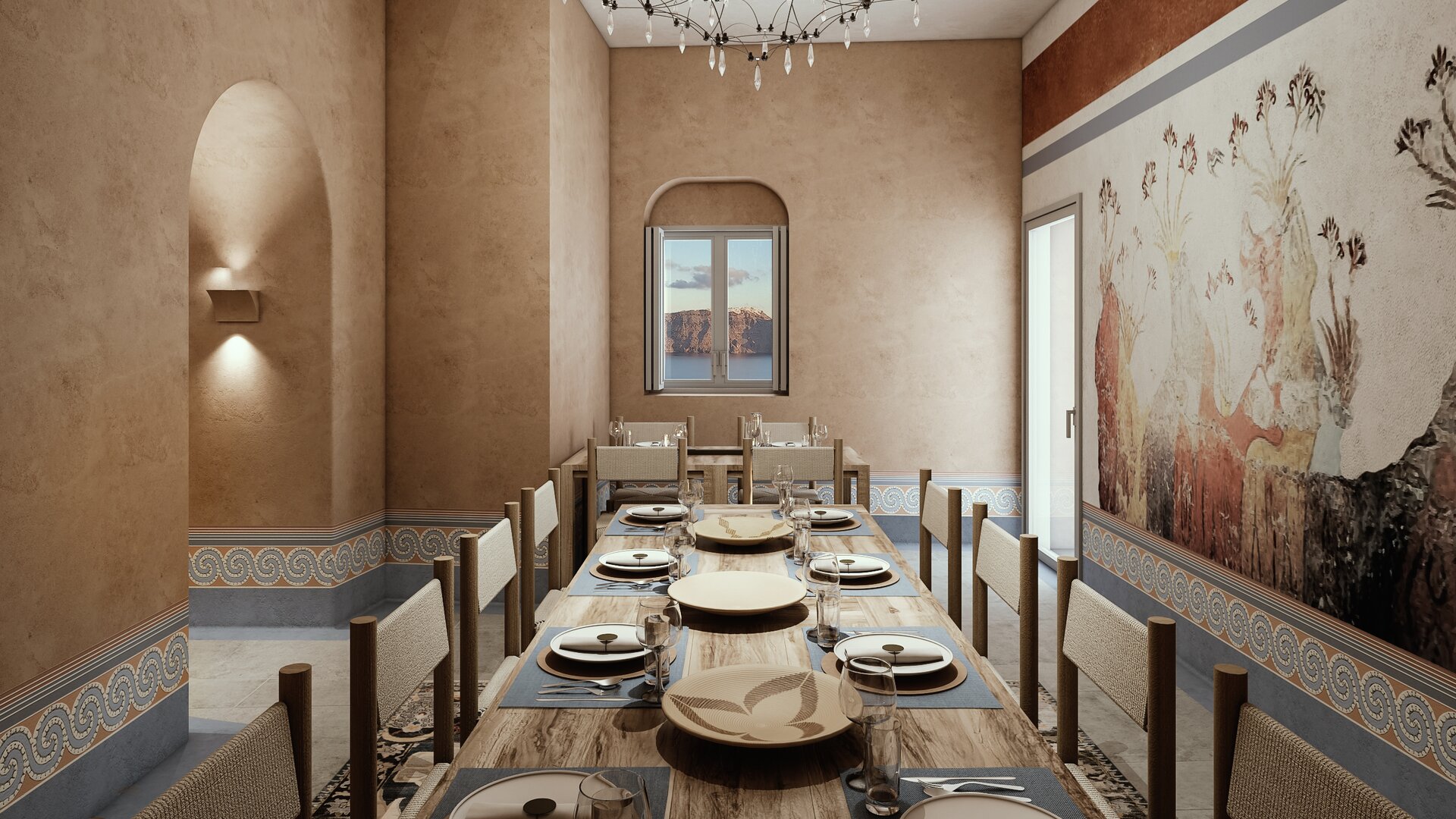 Milto's Greek Table indoor dining