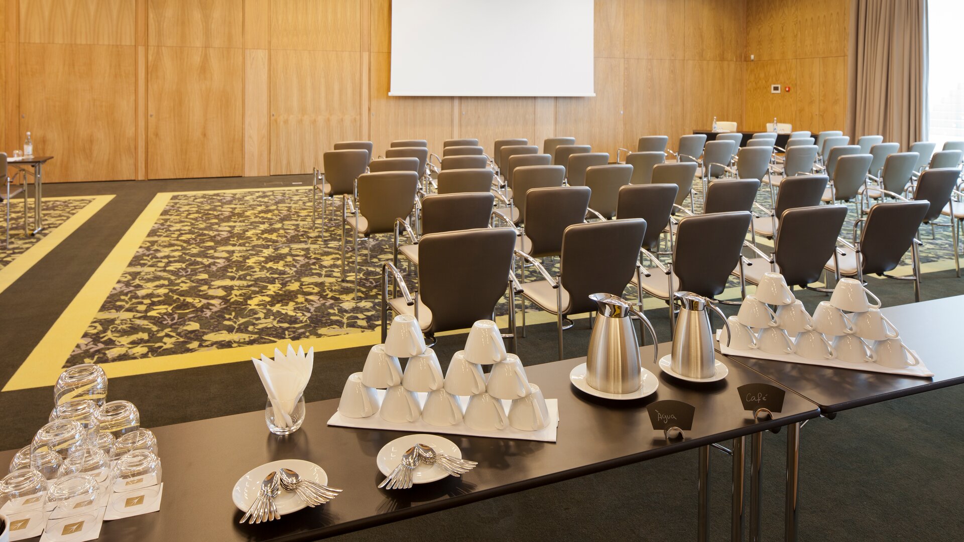 Pacific Event Space Combination Rooms 1 & 2 with Conference Seating