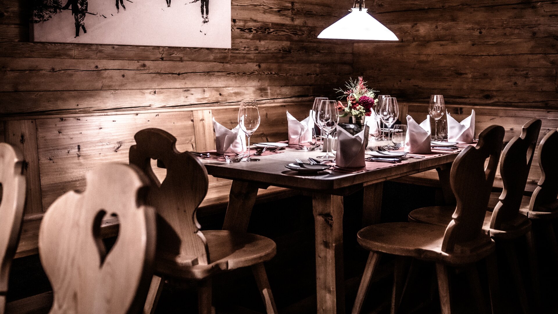 Kitz Alm Restaurant Dining Table