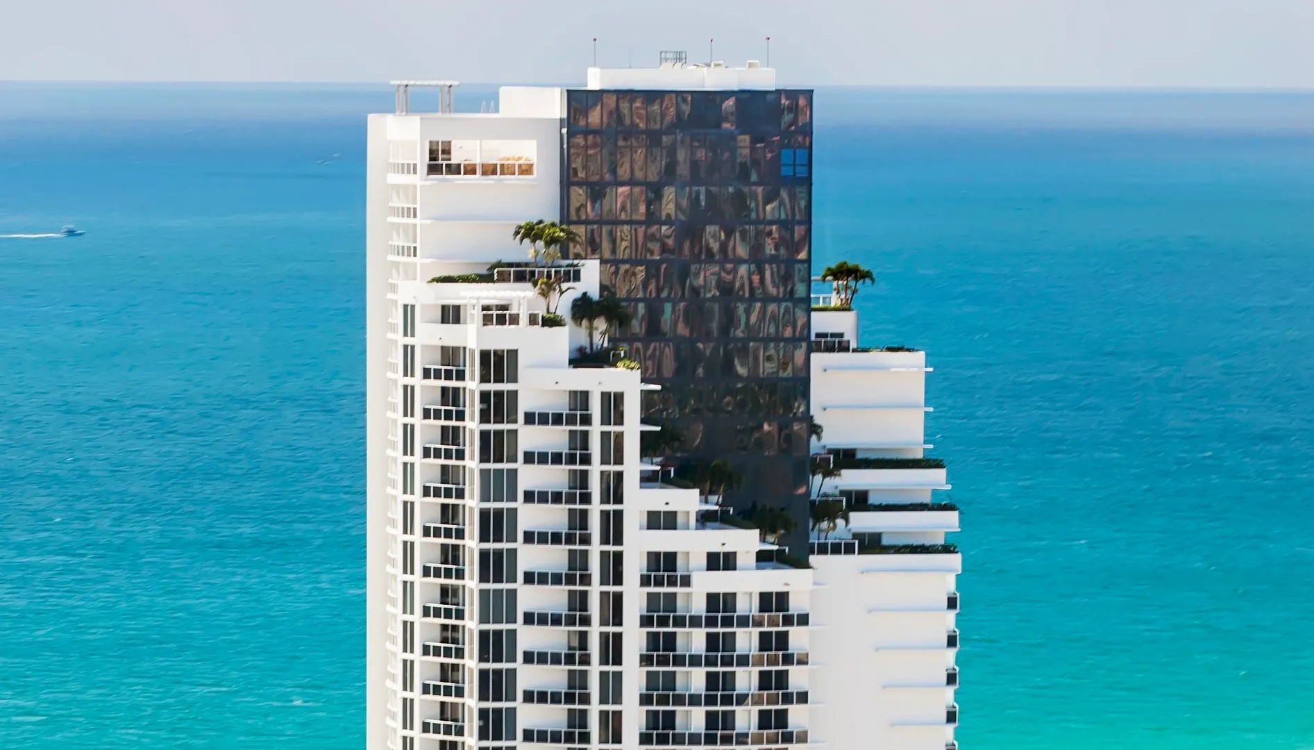 Exterior View of Top Floors
