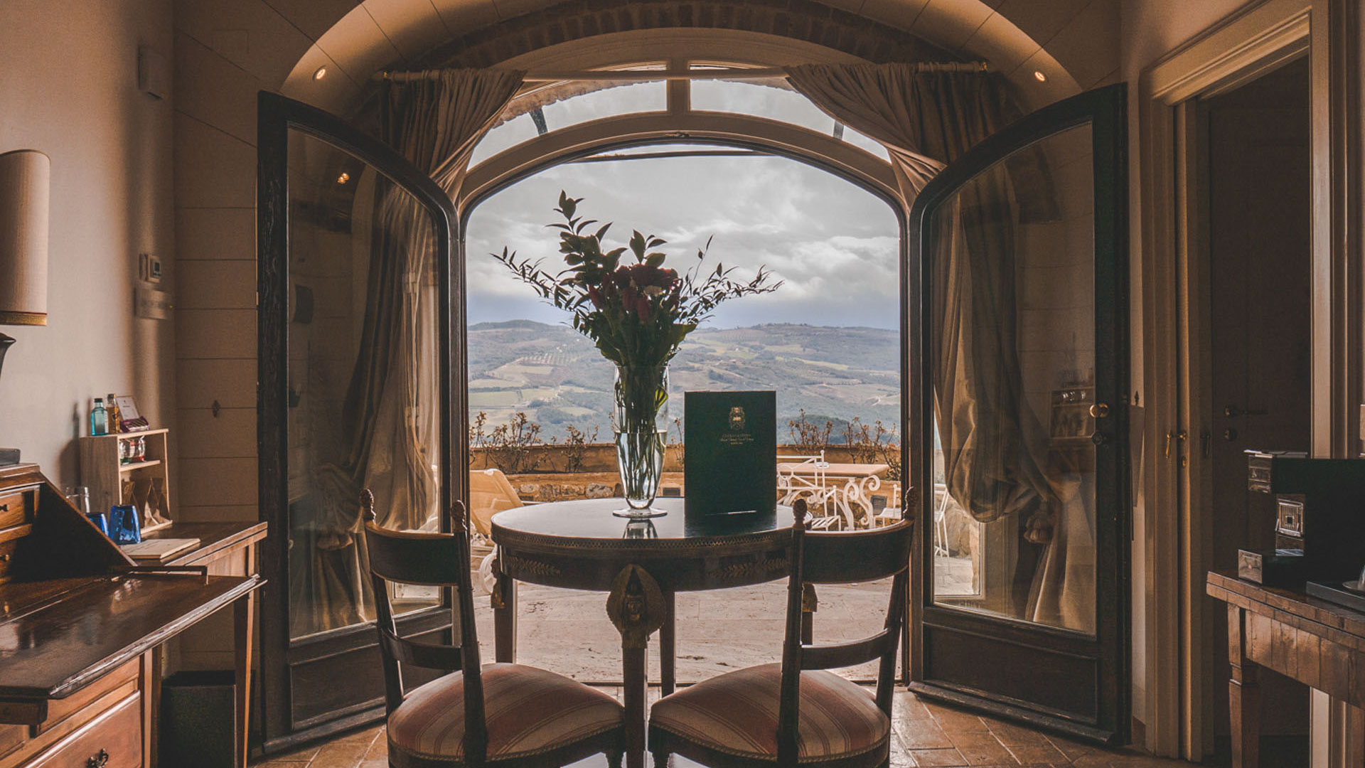 Terrace Suite Dining Space with View