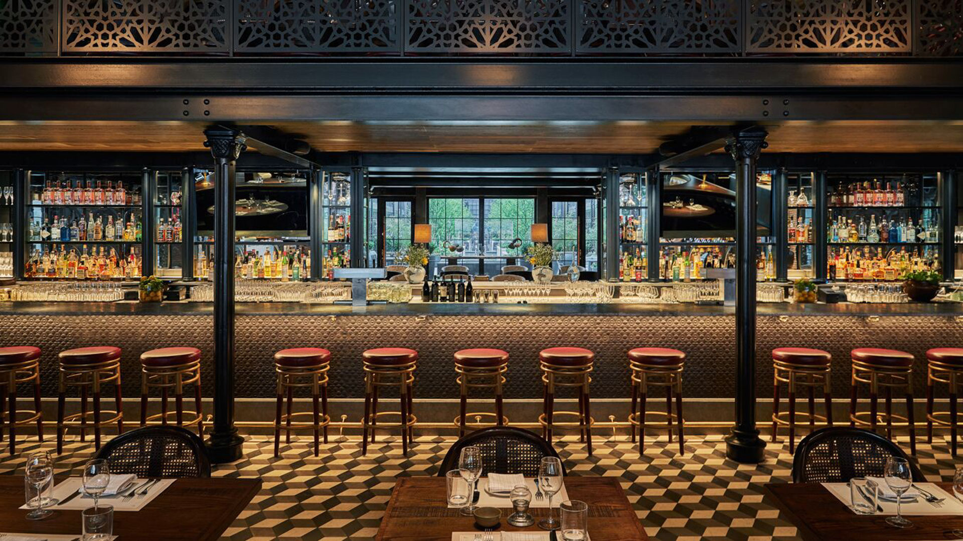 Rec Pier Chop House Restaurant Bar Area