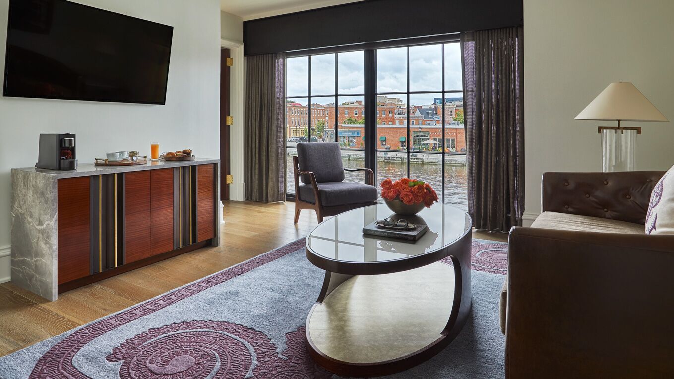 Harbor One Bedroom Suite Living Area