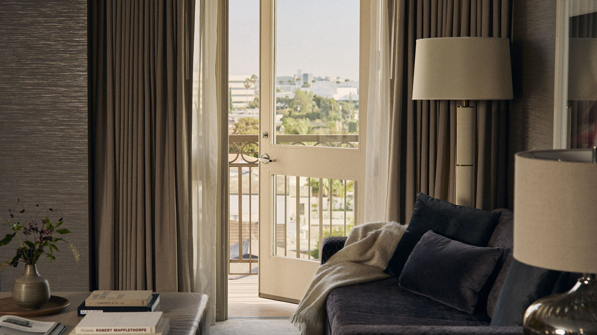 Heritage Suite Living Area Exit to Balcony