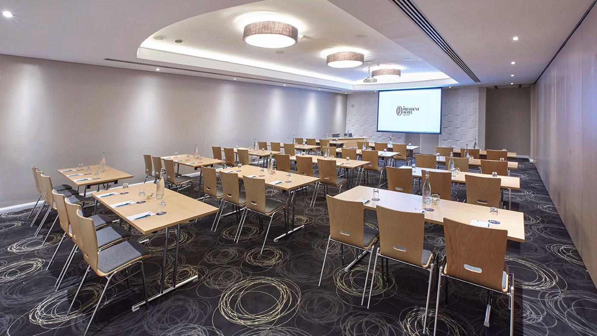 President Room 1 Event Space with Classroom Seating