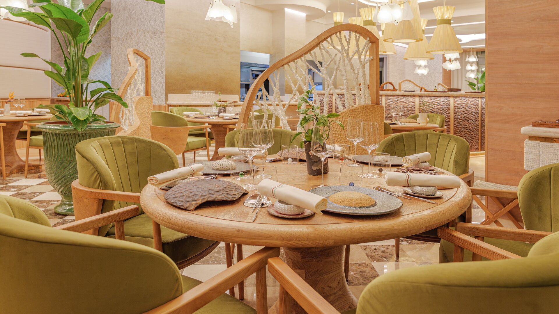 Blue Bay Marcel Ravin Restaurant Dining Room