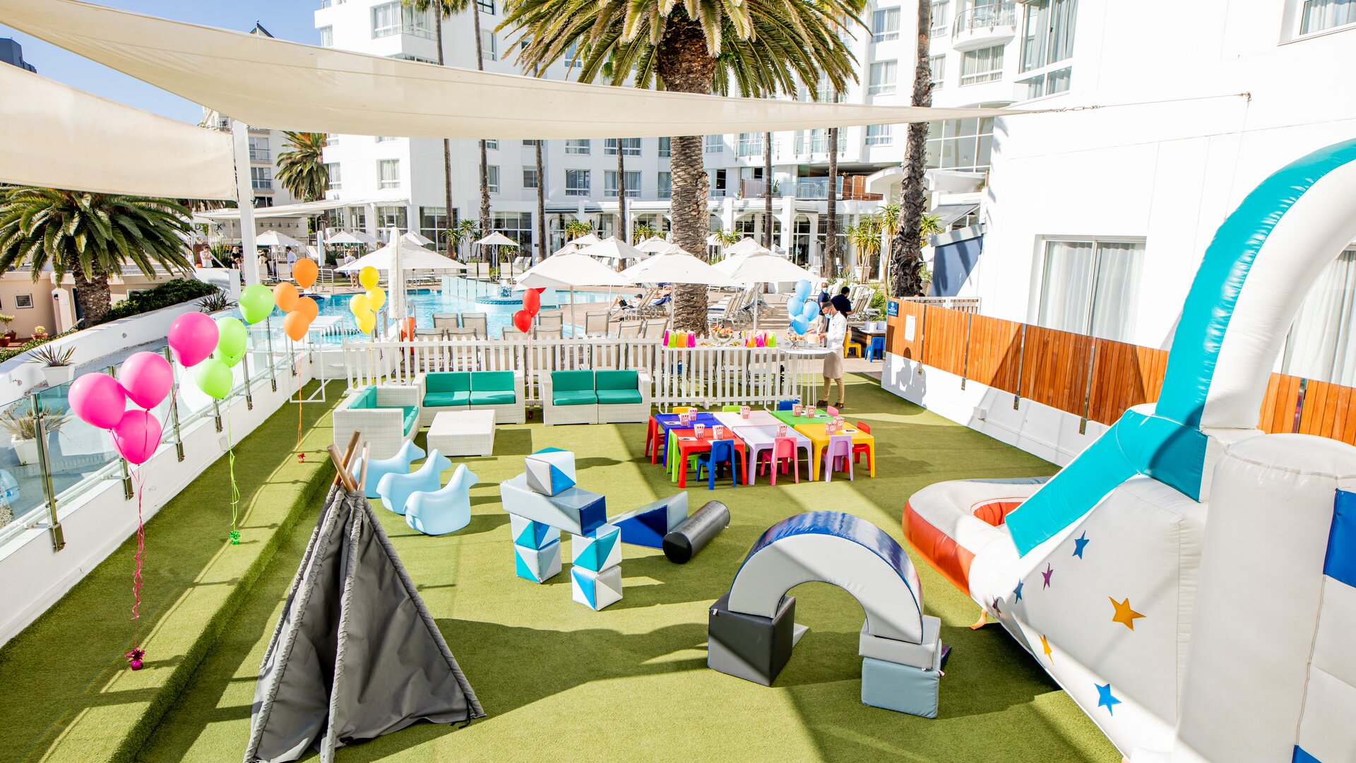 Kid's Play Area Party Setup