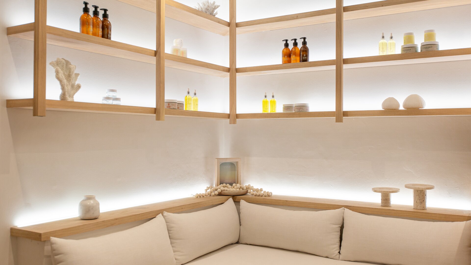 Cove Wellness Spa Reception Lounge
