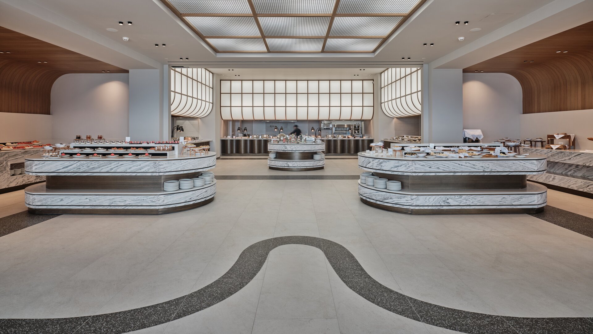 Orizontas Buffet Restaurant Buffet Area