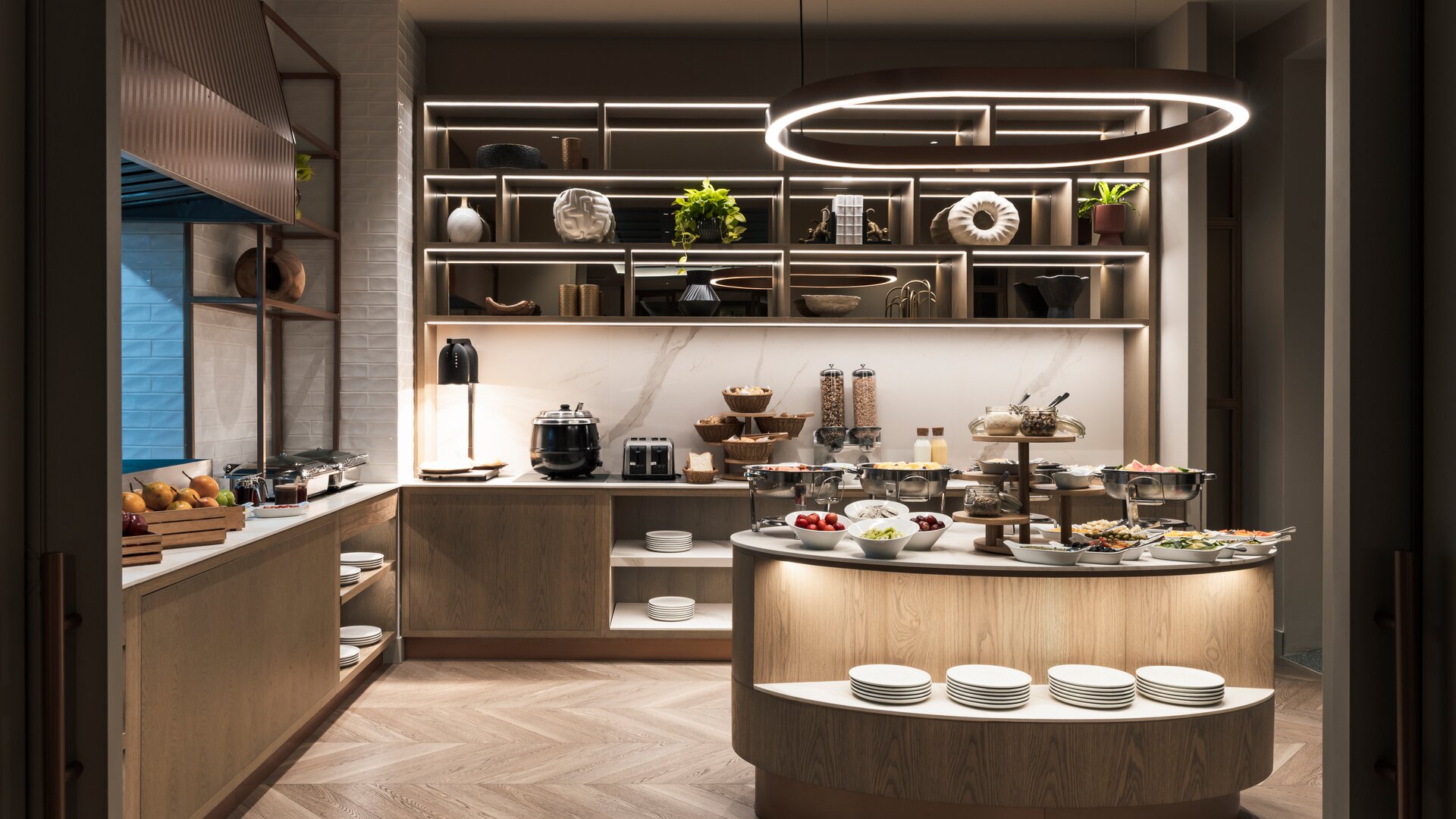 Poblado Plaza Hotel | Event Space Buffet Area