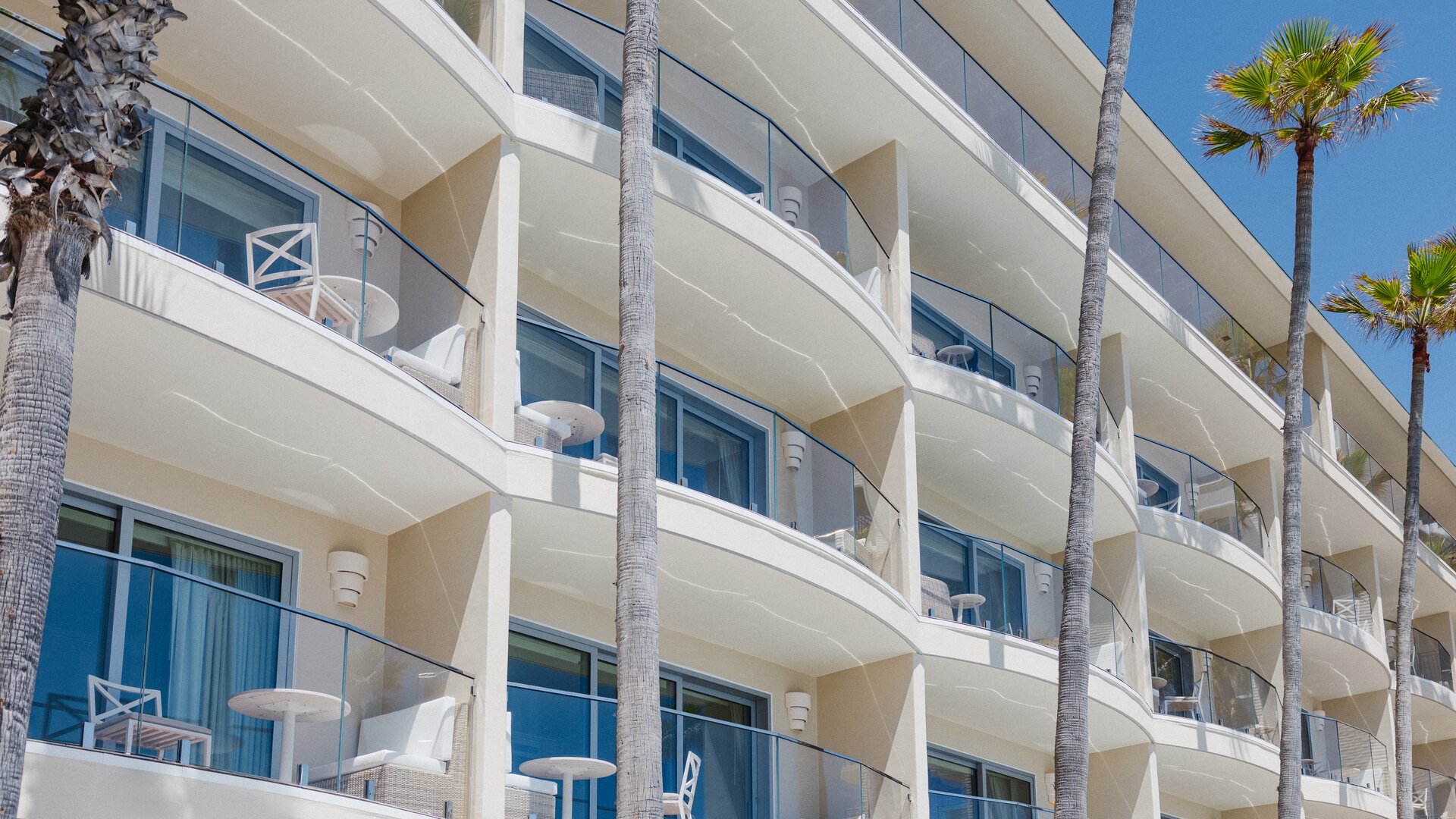 Exterior View of Guestroom Balconies
