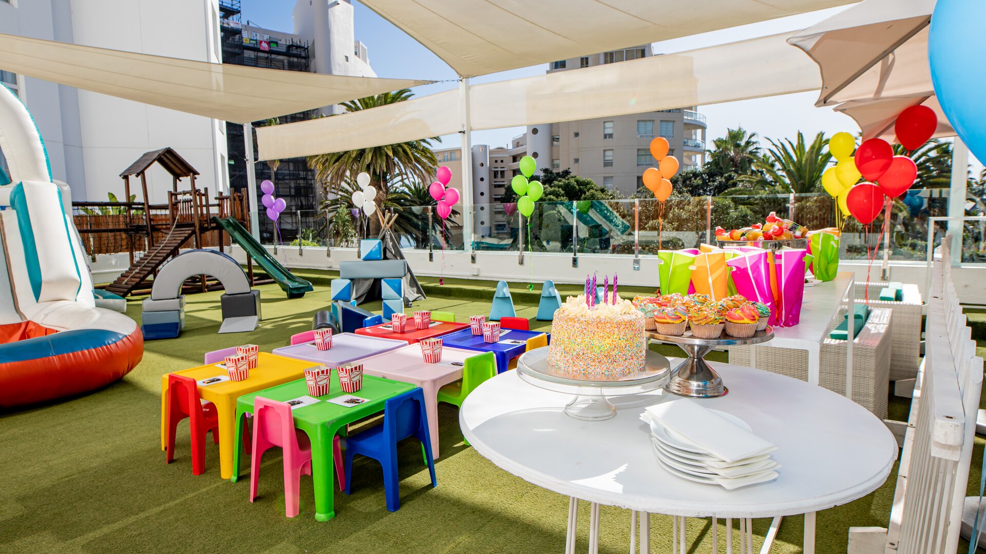 Kid's Play Area Party Setup