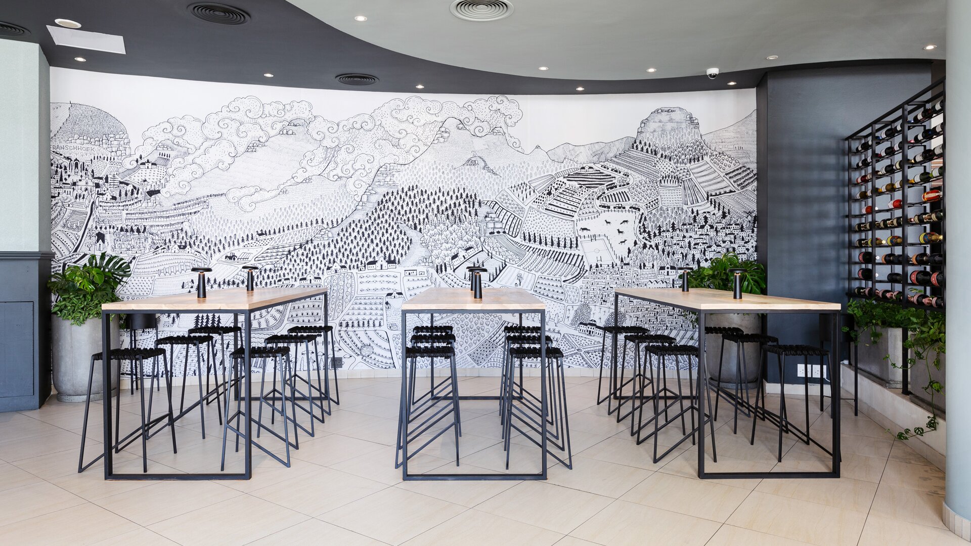 The Senate Restaurant High Tables