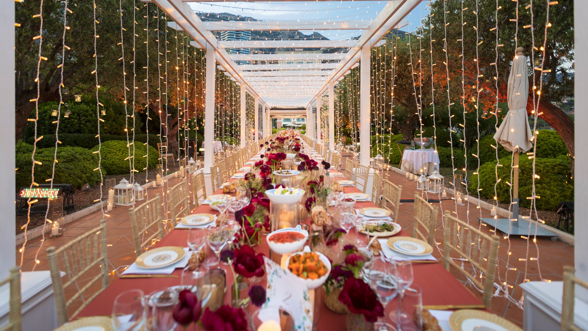Mediterranean Garden Outdoor Event Space