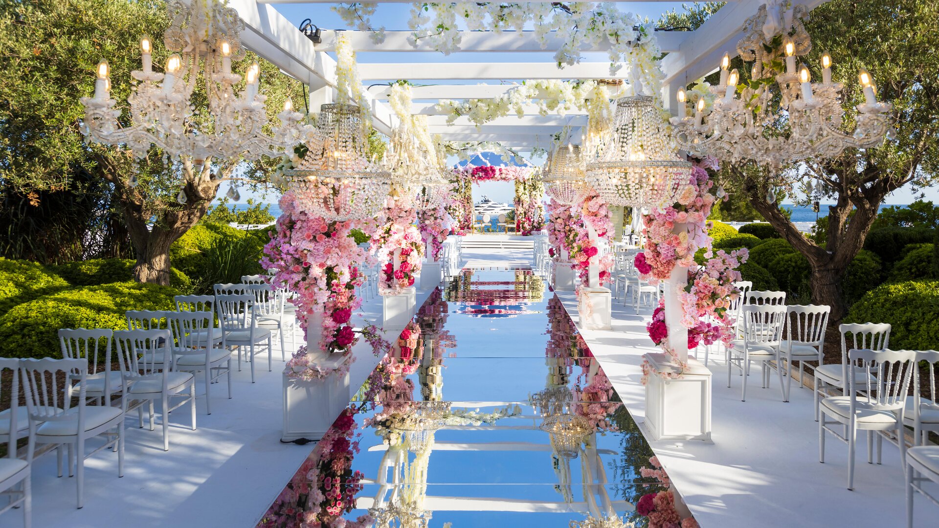 Mediterranean Garden Outdoor Event Space