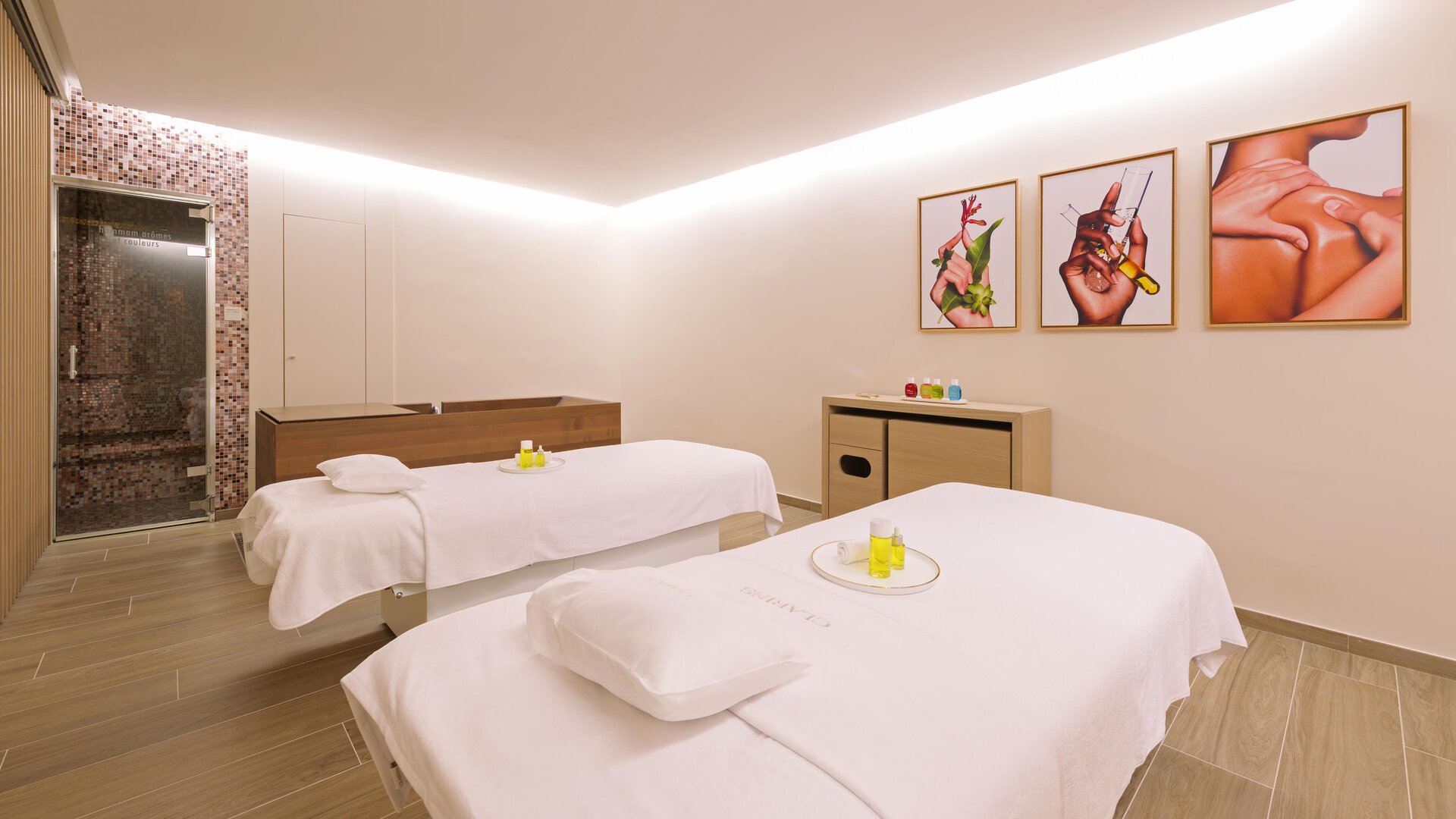 Clarins Spa Treatment Room