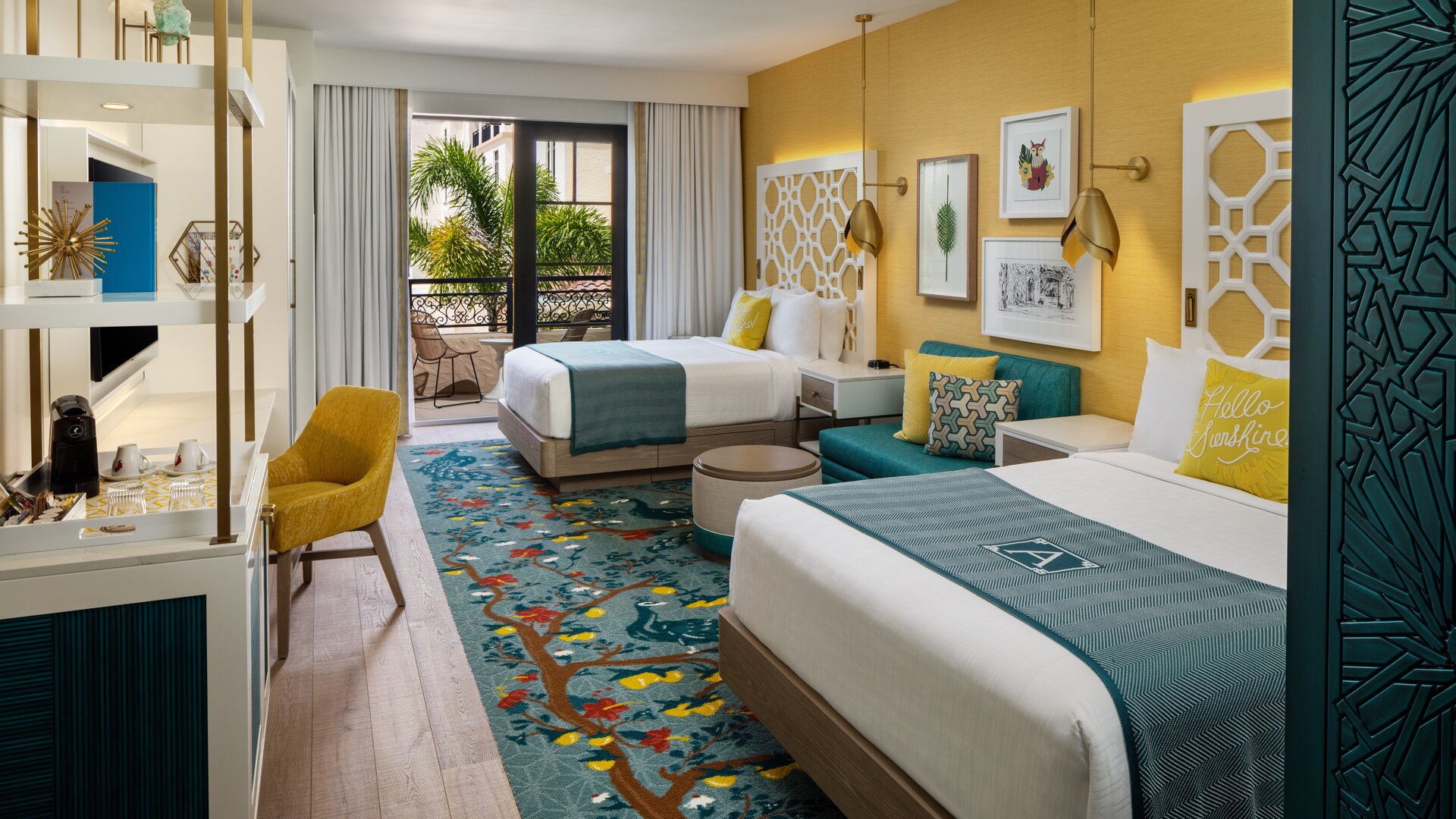 Classic Double Queen Guestroom with Balcony