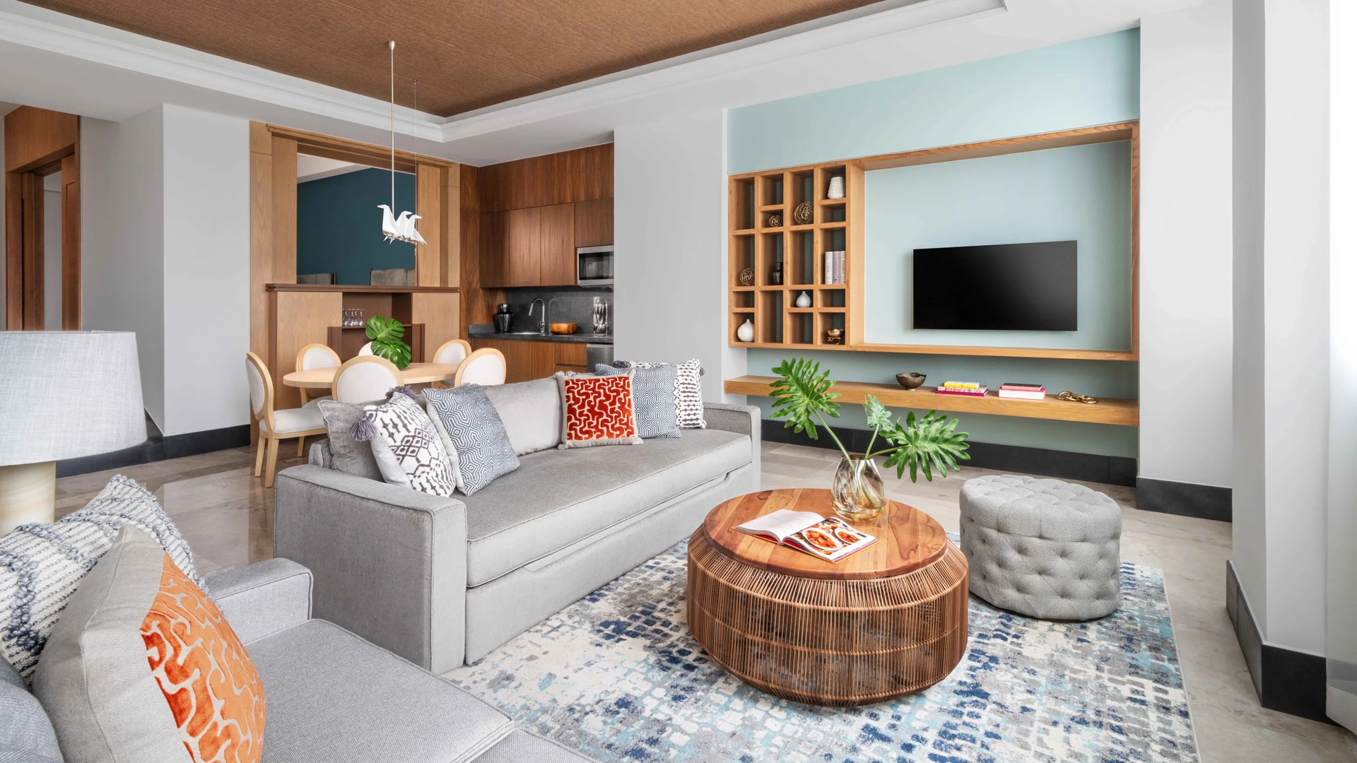 Two-Bedroom Suite Living Space Overview