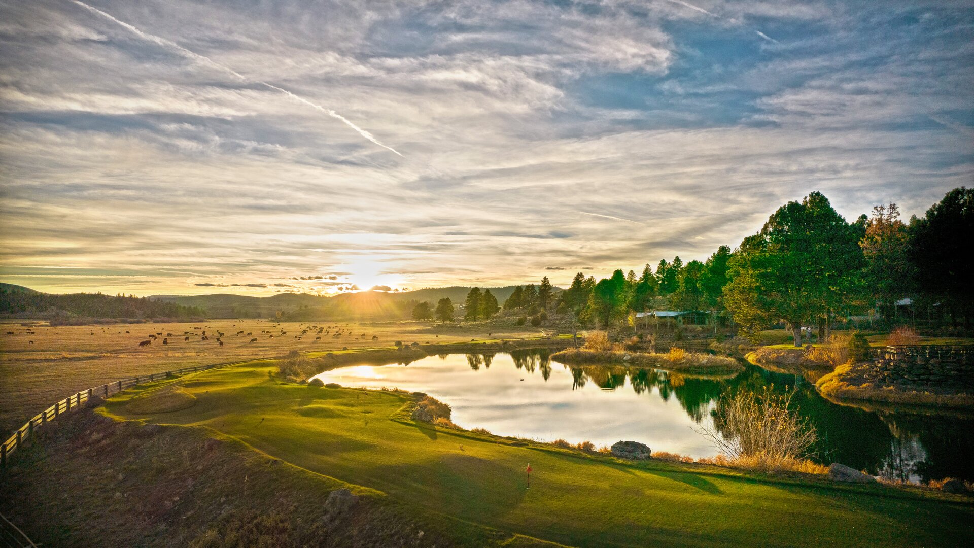 Exterior View with Landscape and Golf Courses
