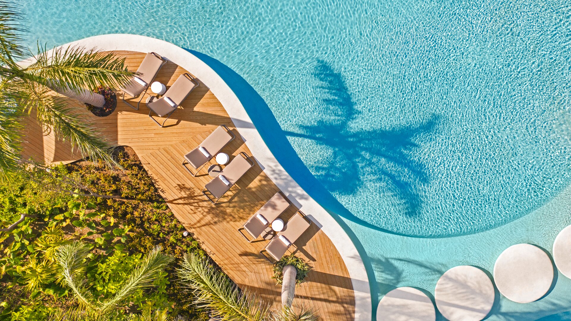 Birdseye View of Main Pool