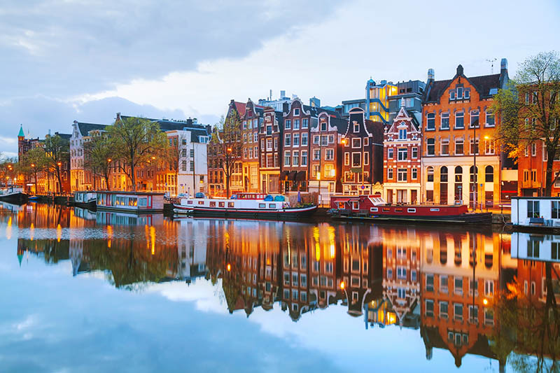 The canals of Amsterdam, image sourced from Shutterstock