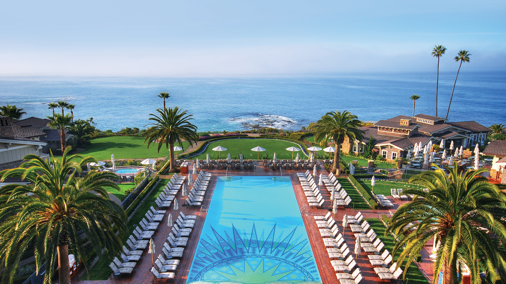 Montage Laguna Beach aerial of pool