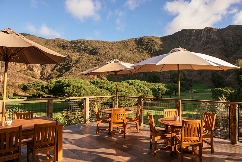 Outdoor Patio Seating at The Ranch at Laguna Beach.