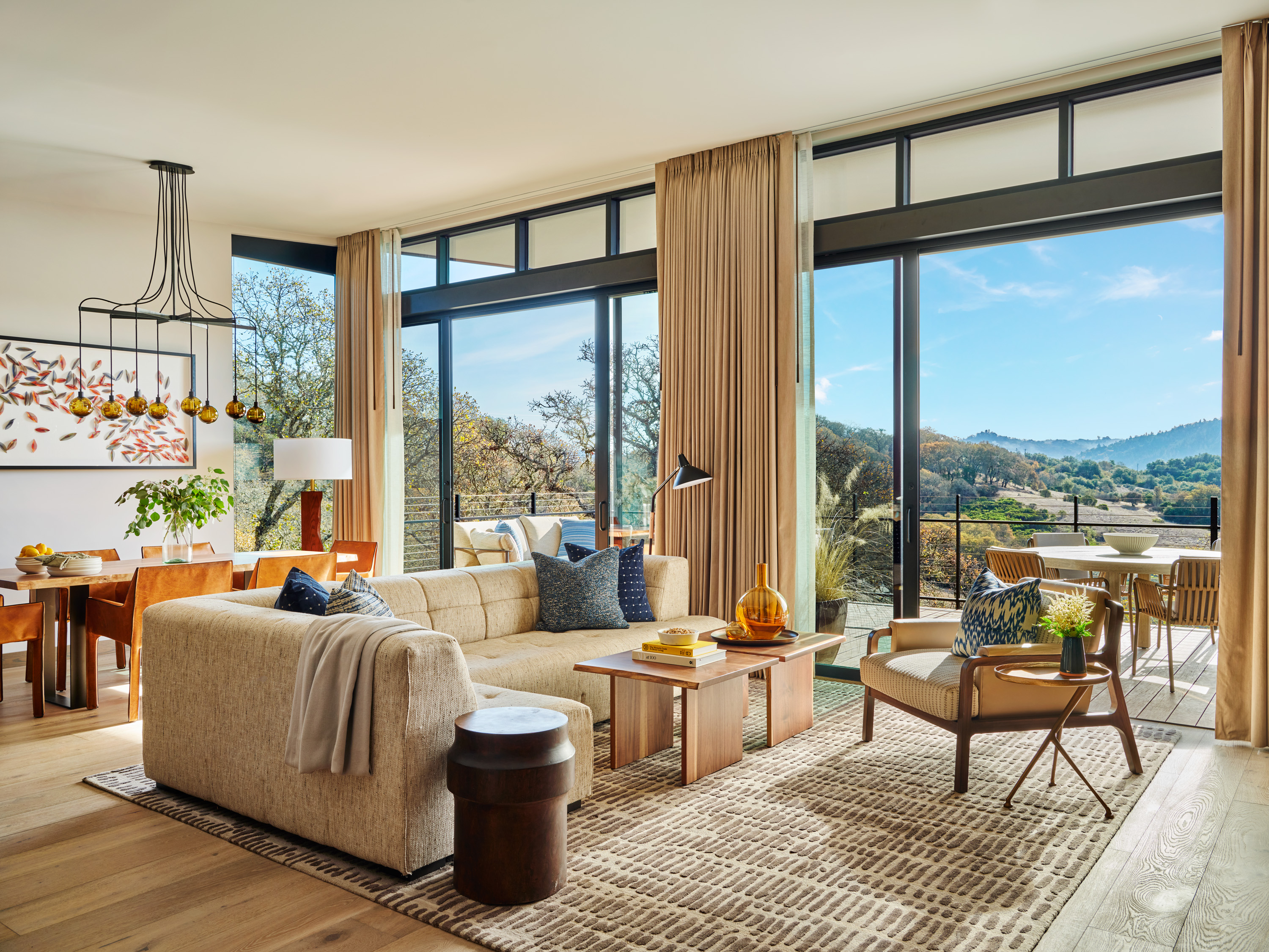 Montage Healdsburg Residences Living Area