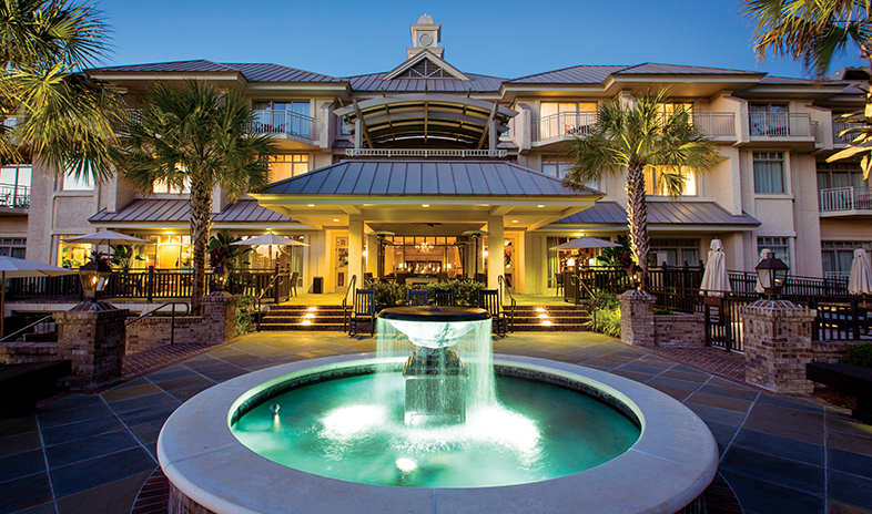 The Inn & Club at Harbour Town Terrace and Fountain