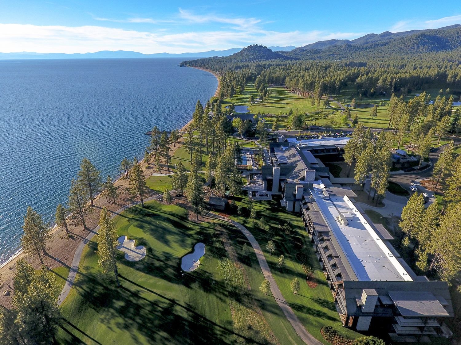 Aerial Edgewood Tahoe Resort