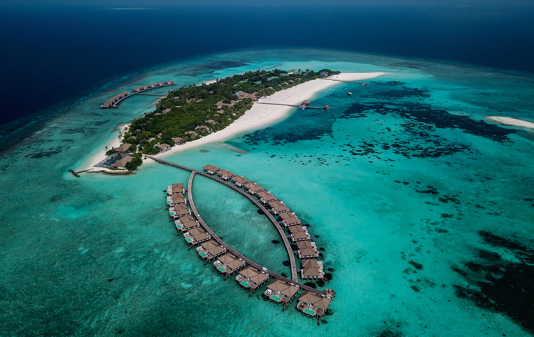 Aerial of Noku Maldives