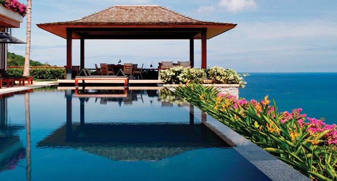 Outdoor Pool with ocean view