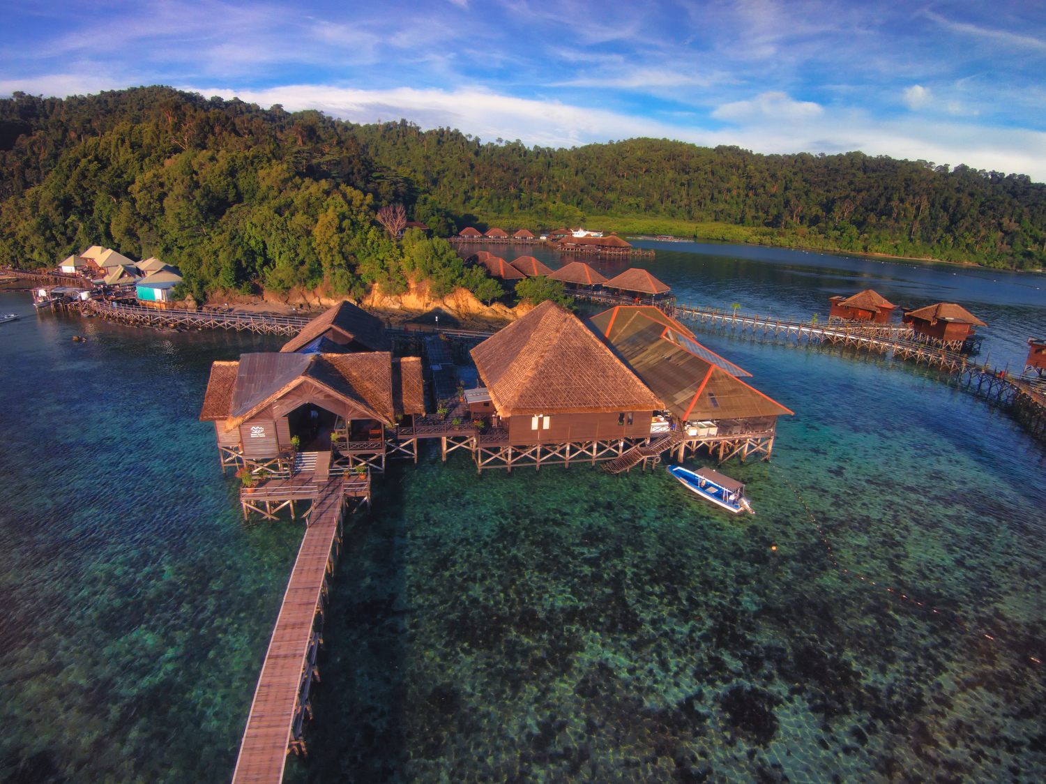 Gayana Marine Resort Aerial