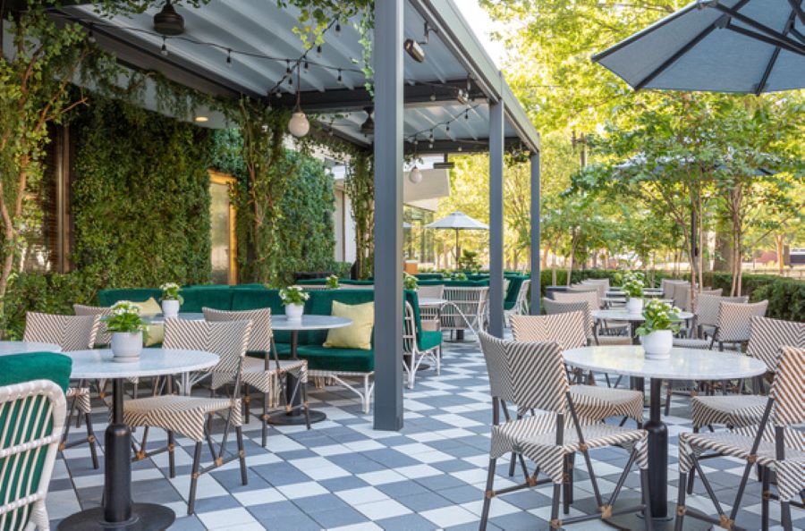 Outdoor Terrace Doyle Bar and Restaurant