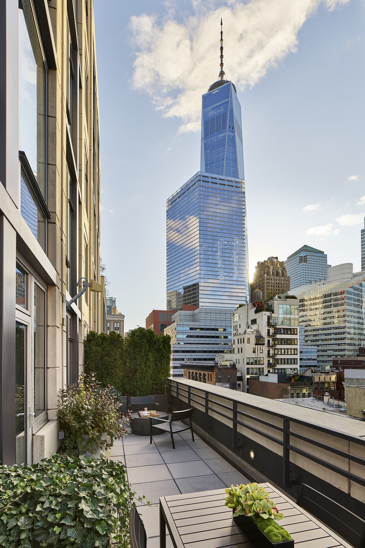 View of Freedom Tower from Smyth Tribeca Terrace