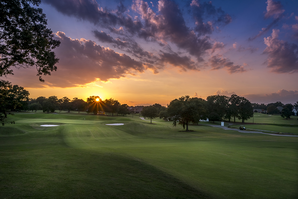 Golf Course at dusk