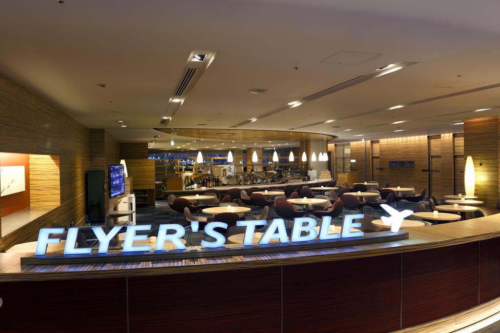 Dining at Flyer's Table