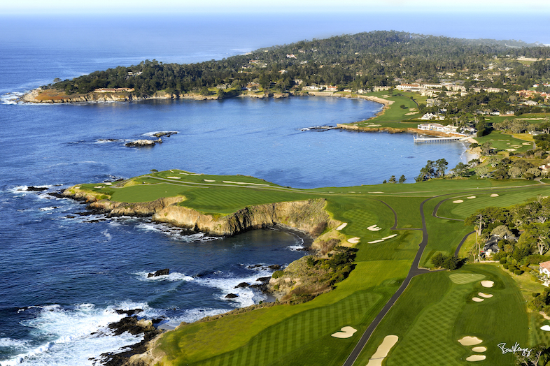 The Lodge at Pebble Beach™ Aerial of Course