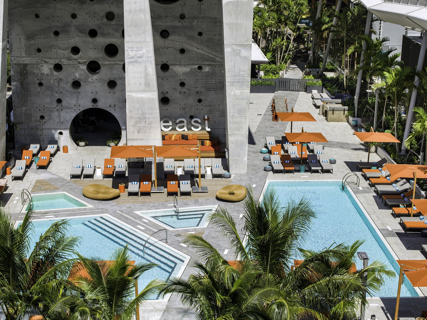 EAST, Miami Aeriel Outdoor Pool