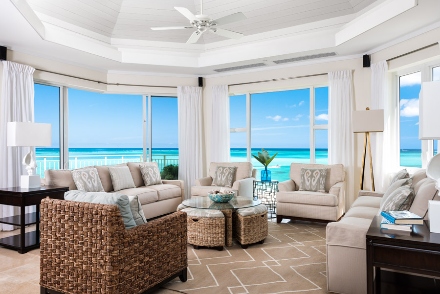 Premier Oceanfront Living Room