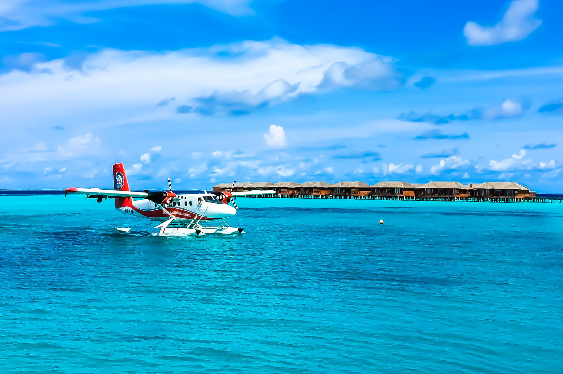Sea Plane Landing