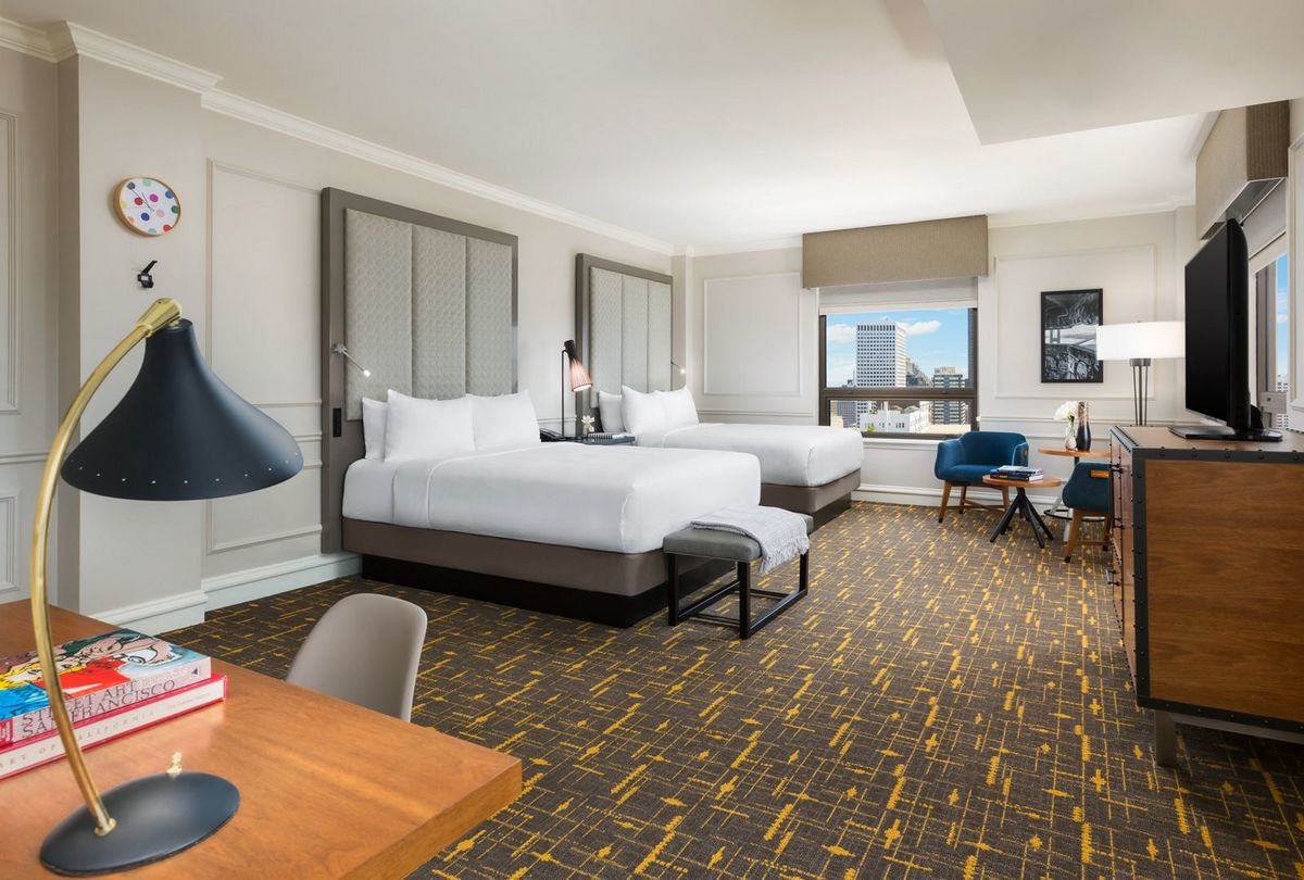 Double Beds Guest Room